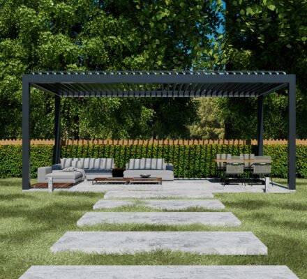 Delta Motorised Aluminium Louvred Pergola (Mid-Range Model)