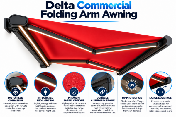 Delta Commercial Folding Arm