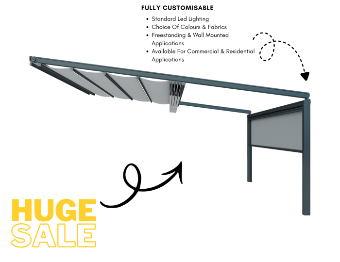 Delta Pro PVC Retractable Roof