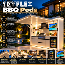 Luxury BBQ Pod Outdoor Living