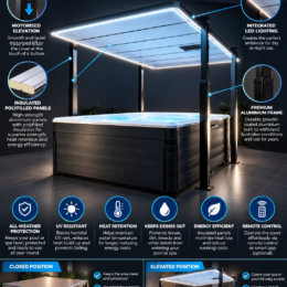 Delta Elevating Spa Cover Showcase