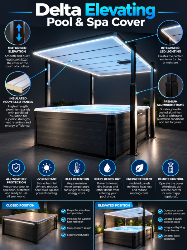 Delta Elevating Pool & Spa Cover