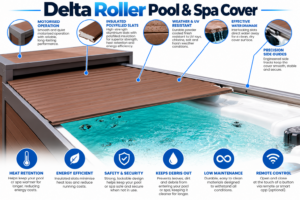 Delta Roller Pool & Spa Cover Infographic