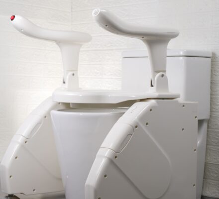 Wheelchair Accessible Elevating Toilet Seat