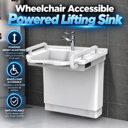 Powered Lifting Sink Advertisement