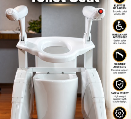 Wheelchair Accessible Elevating Toilet Seat