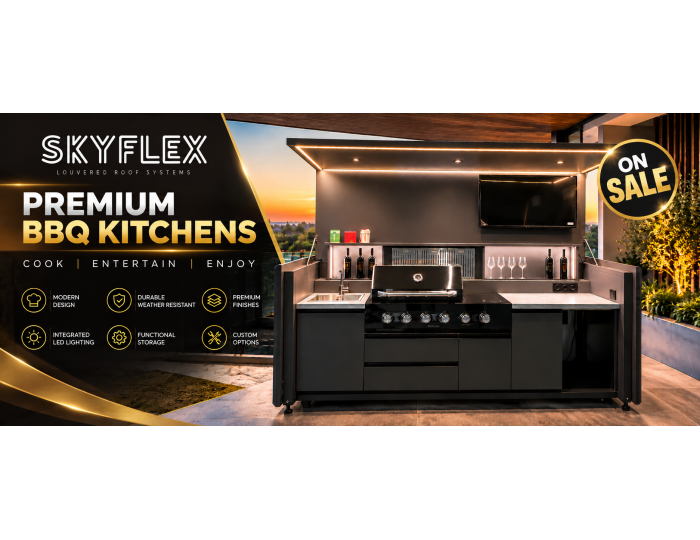 Premium BBQ Kitchens at Sunset
